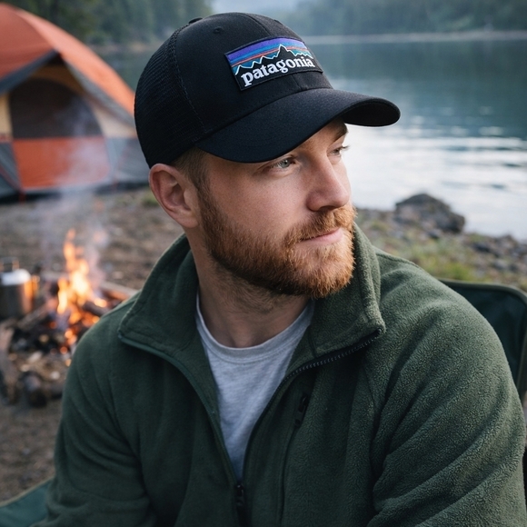 Patagonia Other - The Patagonia P-6 Logo LoPro Trucker Hat Cap